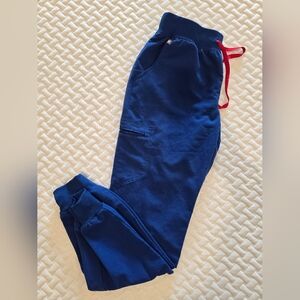 Womens Winning Blue Figs Zamora Jogger Scrub Pants Size: M/T